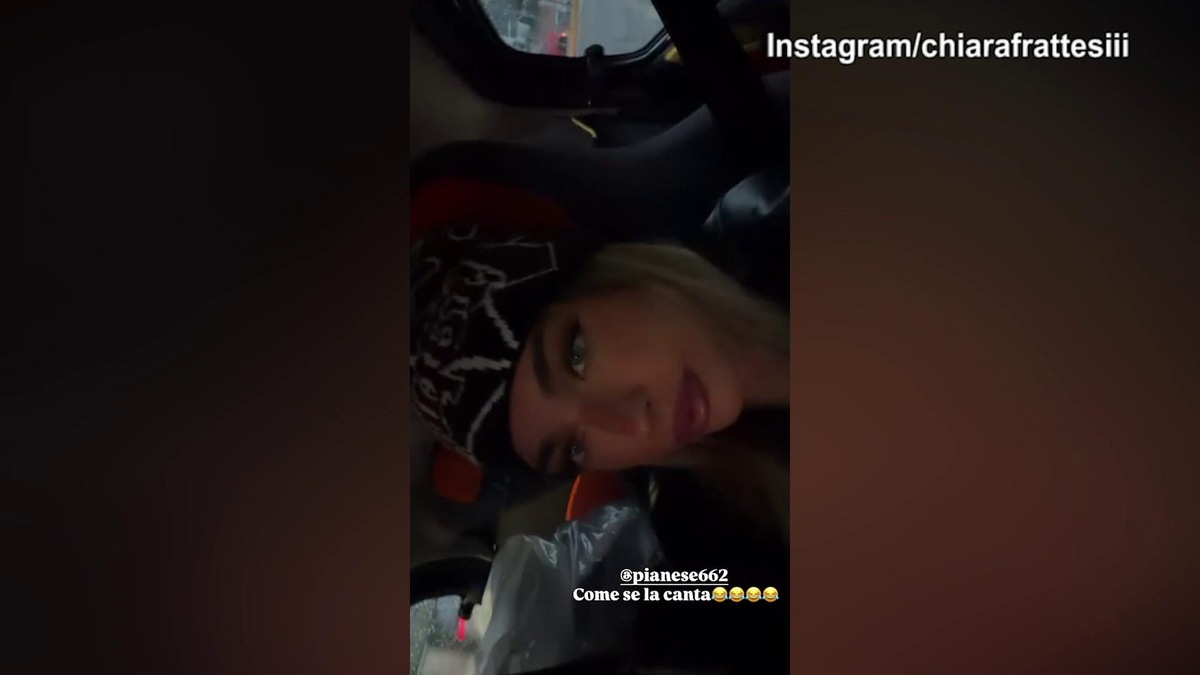 Chiara Frattesi riprende Geolier che canta: la simpatica scena della coppia!
