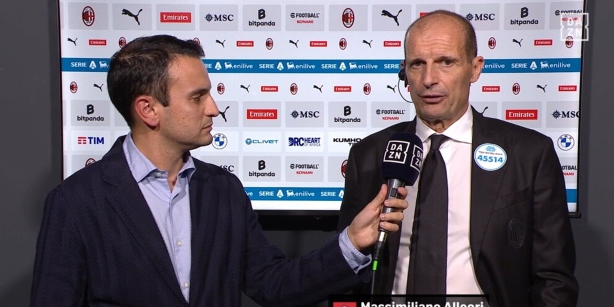 Allegri rivela: “Ho indicato a Leao di tirare il rigore”. Su Gimenez e il primo posto Milan...