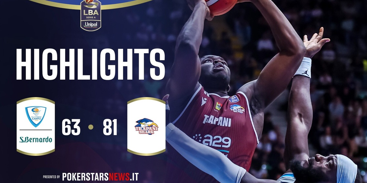 Acqua S.Bernardo Cantù - Trapani Shark | PokerstarsNews Highlights Serie A Unipol 2025/2026