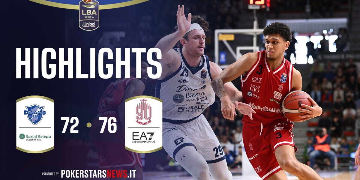 Banco di Sardegna Sassari - EA7 Emporio Armani Milano  | PokerstarsNews Highlights Serie A Unipol 2025/2026