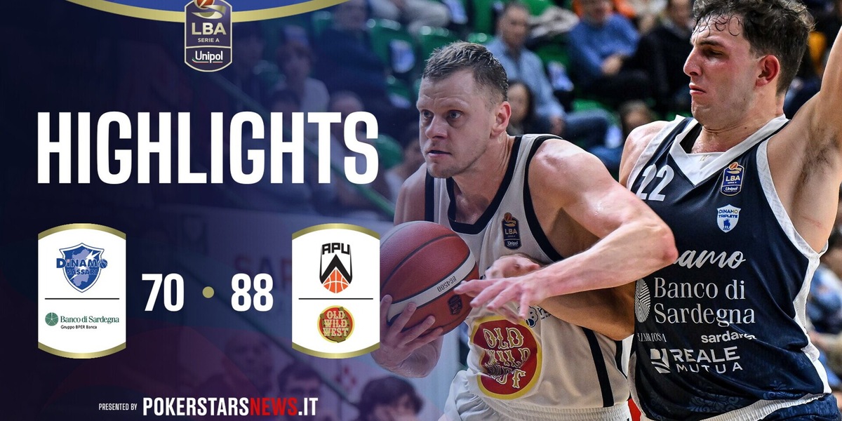 Banco di Sardegna Sassari - APU Old Wild West Udine | PokerstarsNews Highlights Serie A Unipol 2025/2026