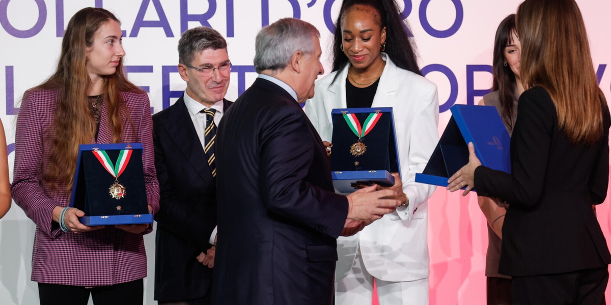 Le nazionali di volley premiate con i Collari d'Oro 2025