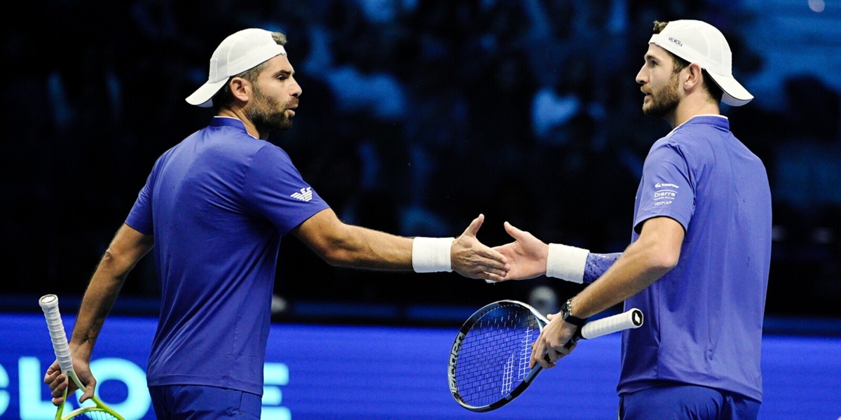 Bolelli-Vavassori, prima vittoria Italia alle ATP Finals e subito primato del girone