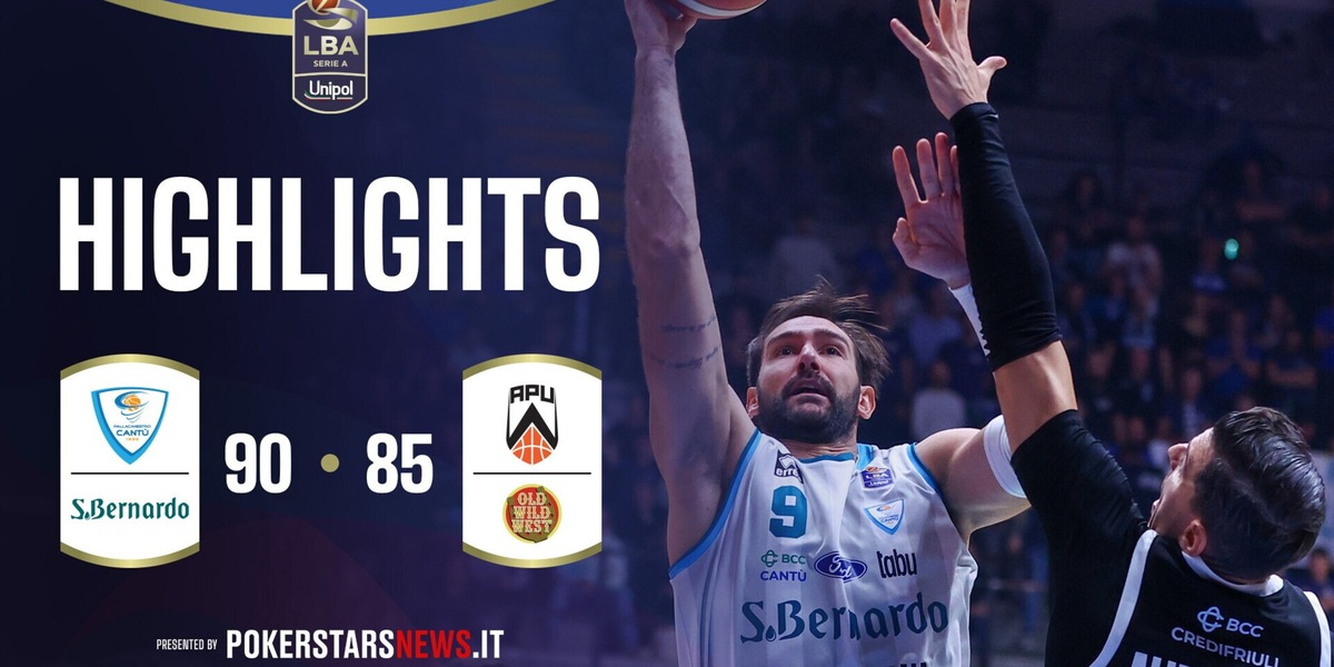 Acqua S.Bernardo Cantù - Apu Old Wild West Udine | PokerstarsNews Highlights Serie A Unipol 2025/2026