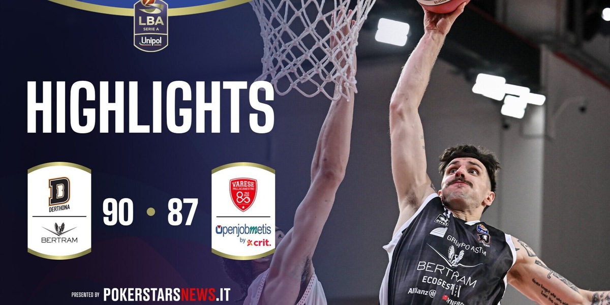 Bertram Derthona Tortona - Openjobmetis Varese  | PokerstarsNews Highlights Serie A Unipol 2025/2026