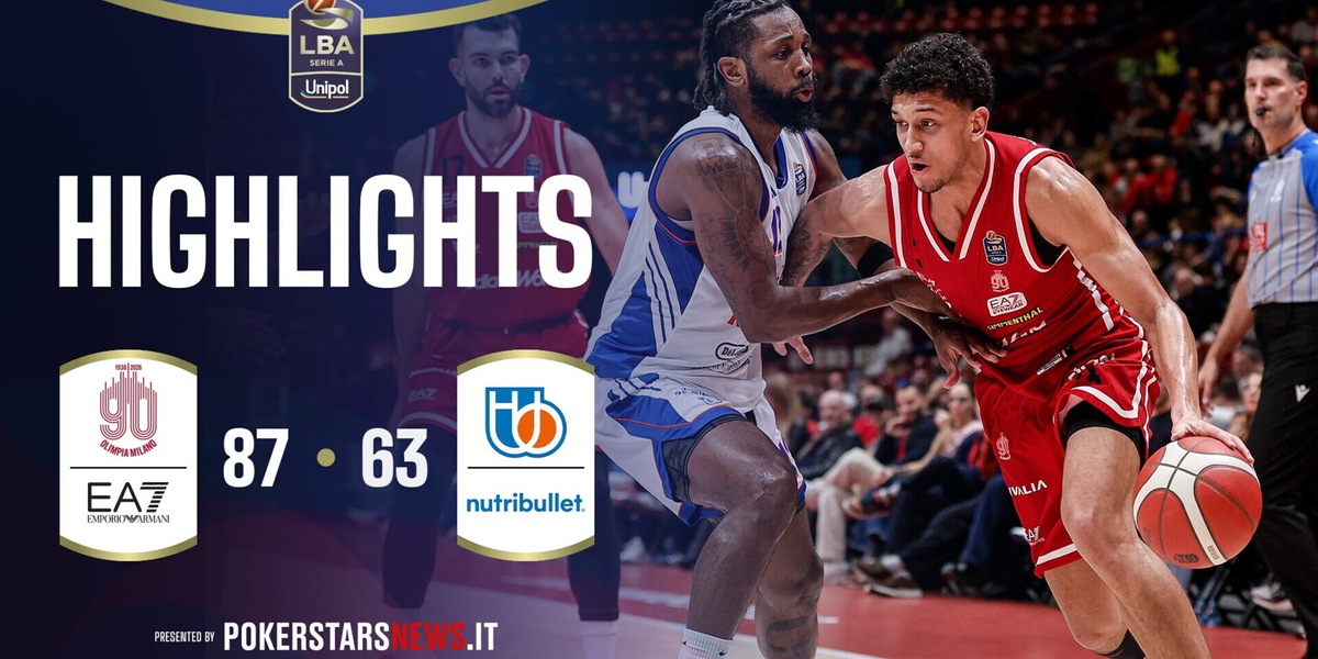 EA7 Emporio Armani Milano - Nutribullet Treviso Basket  | PokerstarsNews Highlights Serie A Unipol 2025/2026