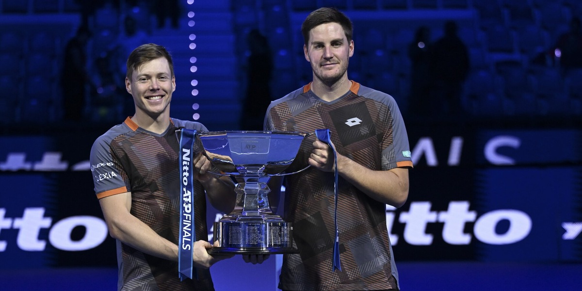 Gli atleti Lotto Henry Patten e Harri Heliövaara conquistano il loro primo titolo alle Nitto ATP Finals 2025