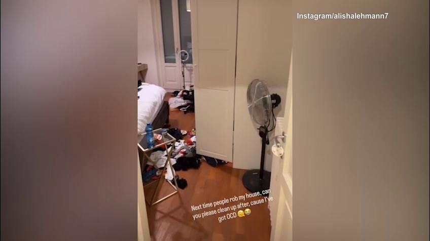 Alisha Lehmann sfida i ladri che le hanno svaligiato la casa