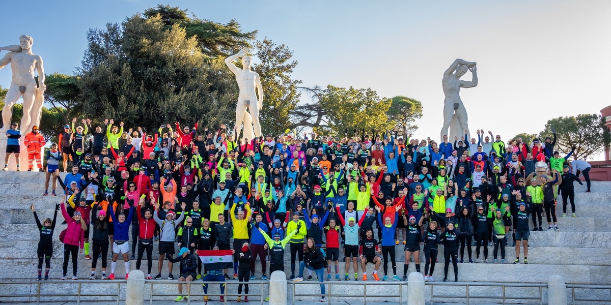 Franca Fiacconi e Lorenzo Lotti sabato al primo Get Ready della maratona di Roma