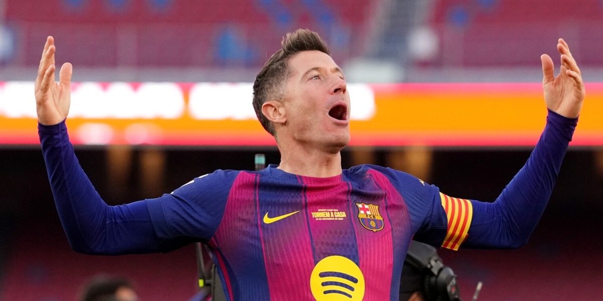 Barcellona, poker all'Athletic e aggancio in vetta al Real Madrid: in gol anche Lewandowski