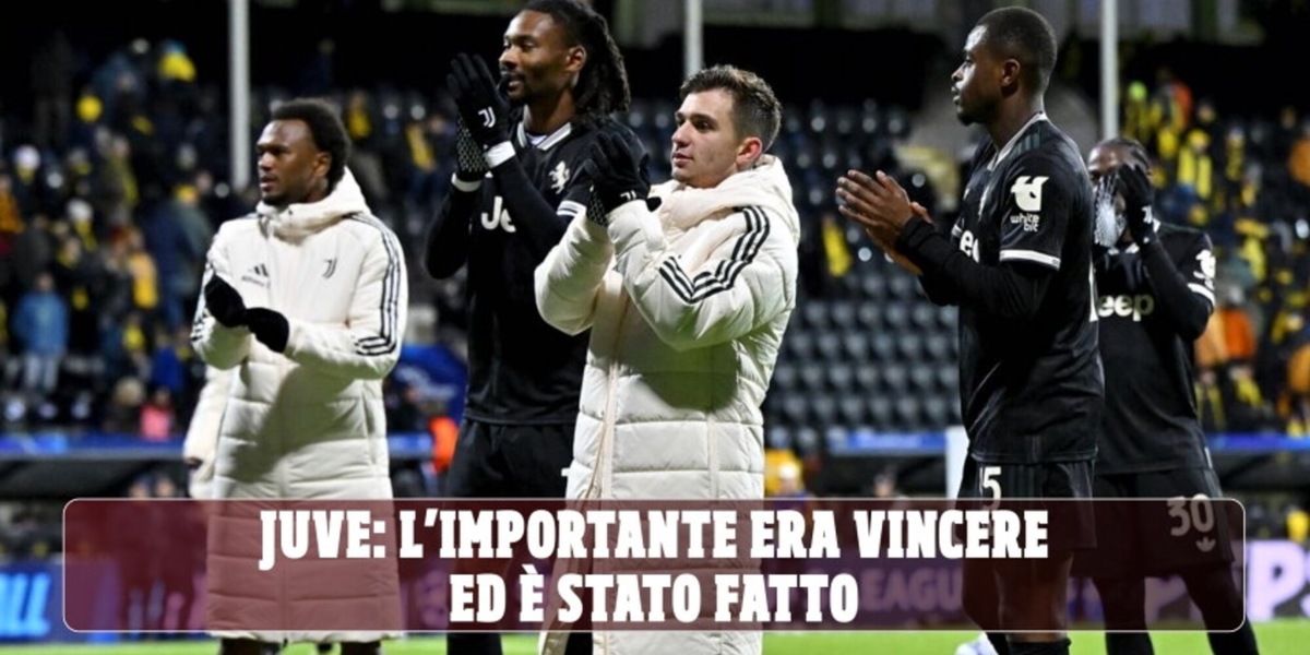Contava vincere e la Juve lo ha fatto: il come non conta