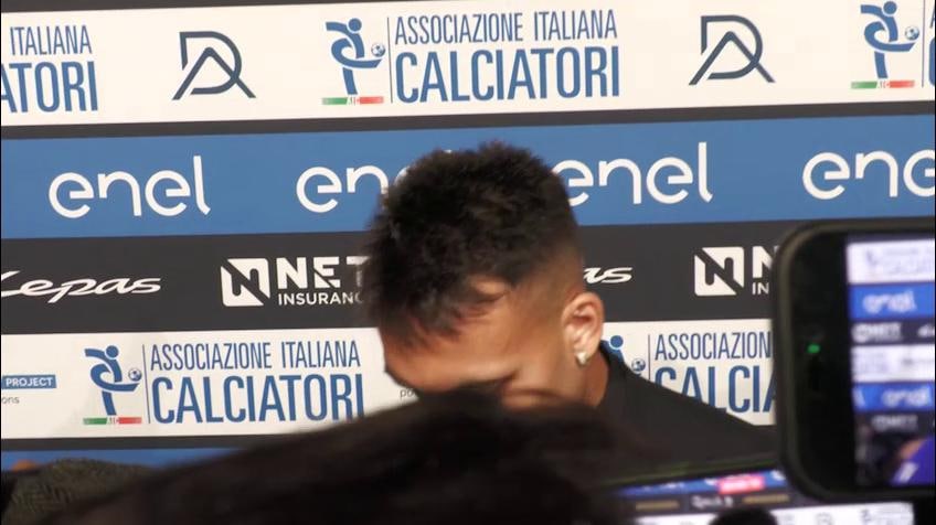 Lautaro Martinez: "Critiche? Fanno parte del gioco"