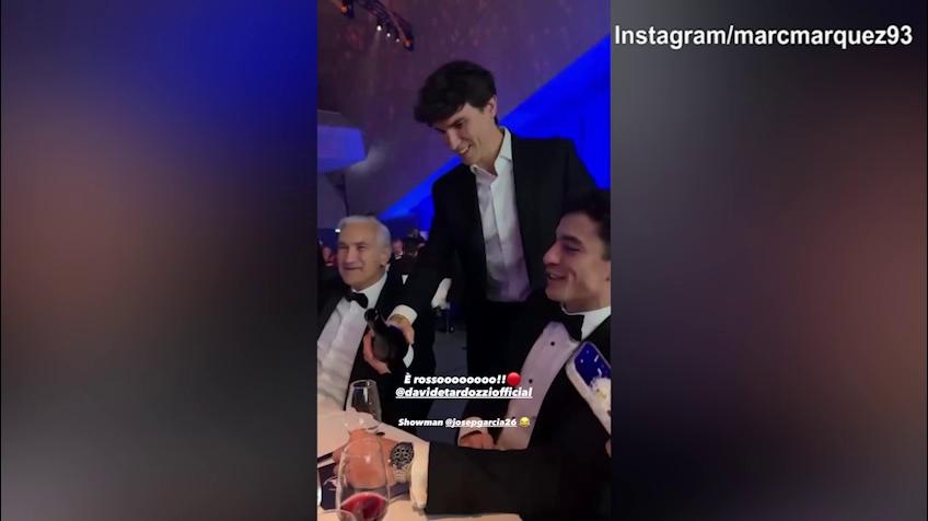 Moto Gp, Ducati: Marquez e Tardozzi festeggiano con un...rosso