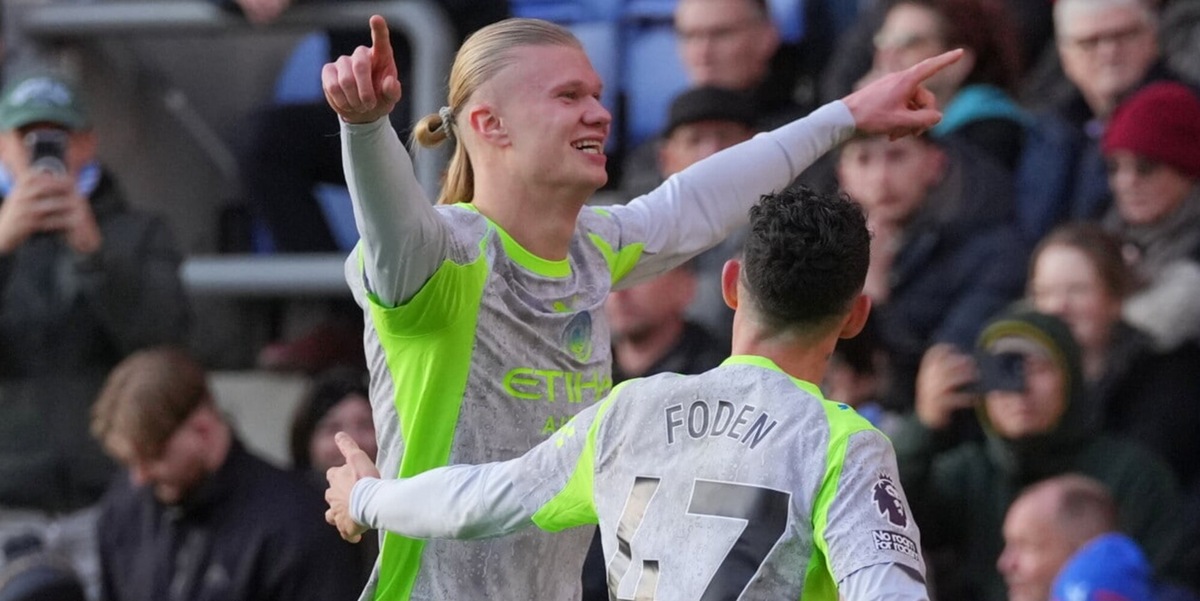 Haaland e Foden show, tris City al Crystal Palace. Tottenham travolto dal Nottingham, Newcastle ko