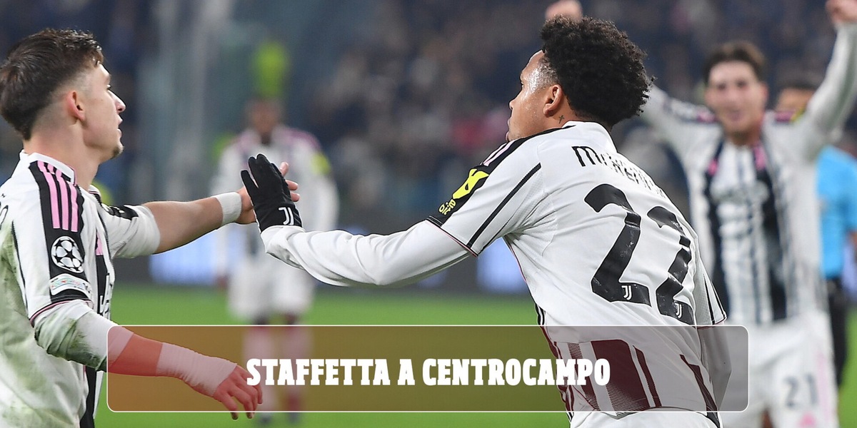Juve, mosse a centrocampo