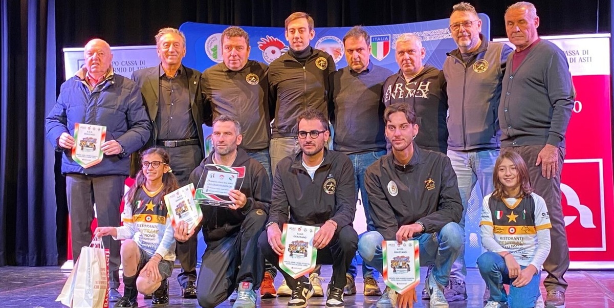 Le premiazioni del Tamburello a Muro Piemontese