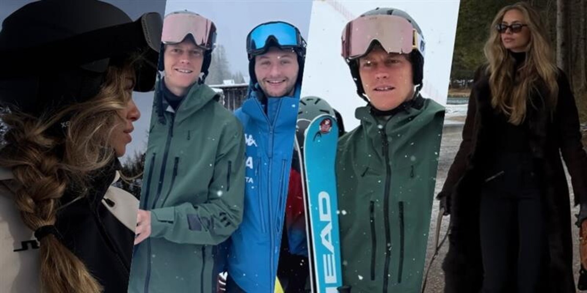 Sinner, Natale in famiglia sulla neve: c’è anche Laila Hasanovic con Jannik in Val Pusteria