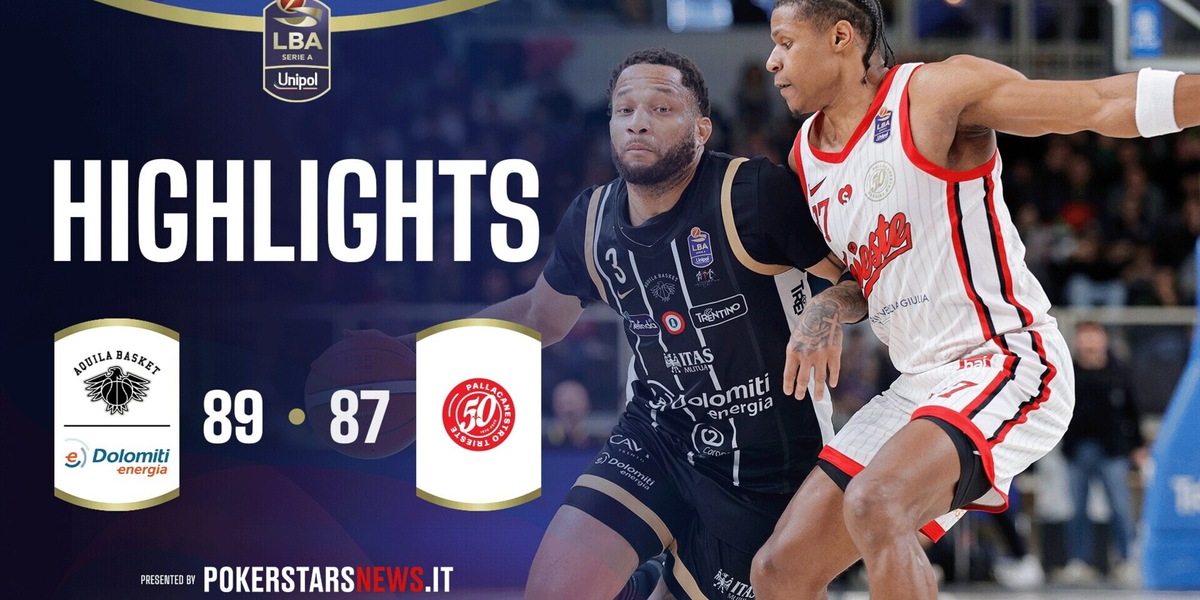Dolomiti Energia Trentino - Pallacanestro Trieste | PokerstarsNews Highlights Serie A Unipol 2025/2026