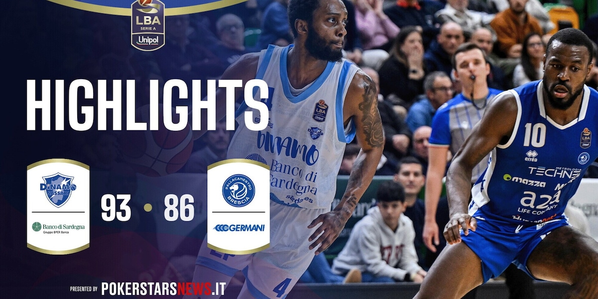 Banco di Sardegna Sassari - Germani Brescia | PokerstarsNews Highlights Serie A Unipol 2025/2026