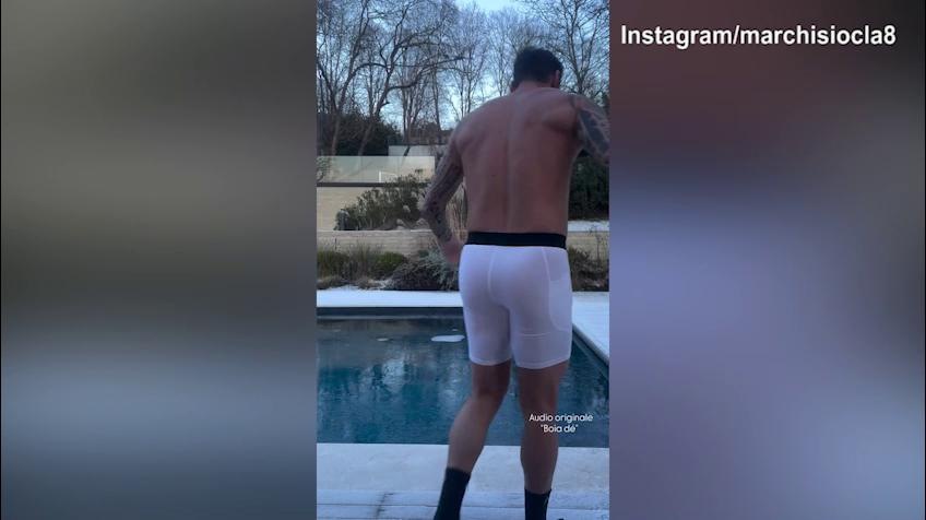 Marchisio, che pazzia! Bagno nell'acqua gelata...
