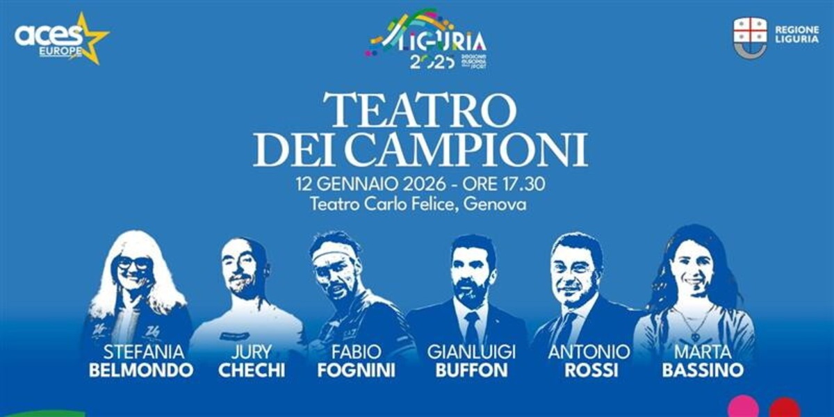 Teatro dei Campioni, che festa! A Fognini la Croce di San Giorgio