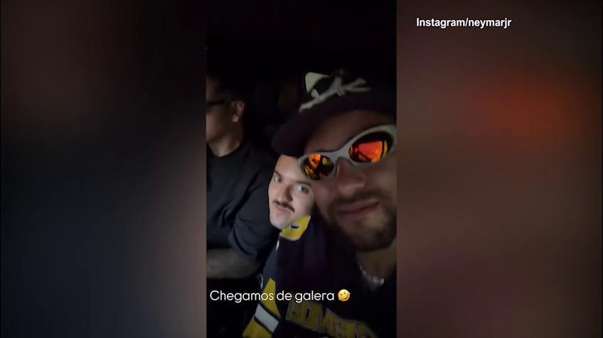 Tutti in macchina con Neymar