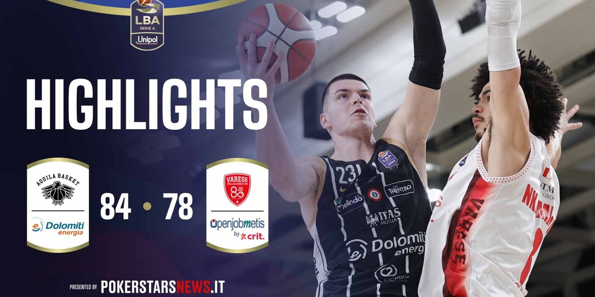 Dolomiti Energia Trentino - Openjobmetis Varese | PokerstarsNews Highlights Serie A Unipol 2025/2026