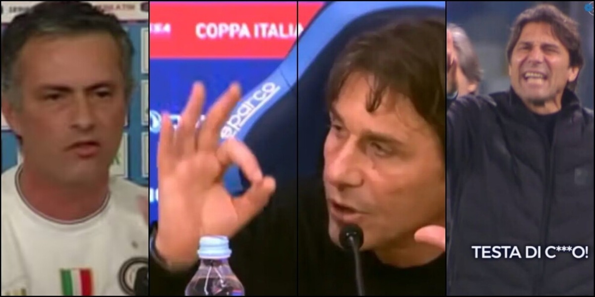 "Zeru tituli", Conte come Mourinho distrugge Inter e Juve. E in campo furia su Manganiello