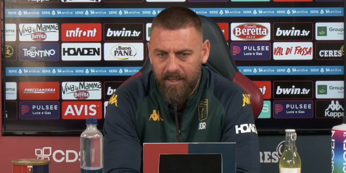 De Rossi: "Il Genoa meriterebbe qualche punto in più. C'è un errore che non dobbiamo fare"