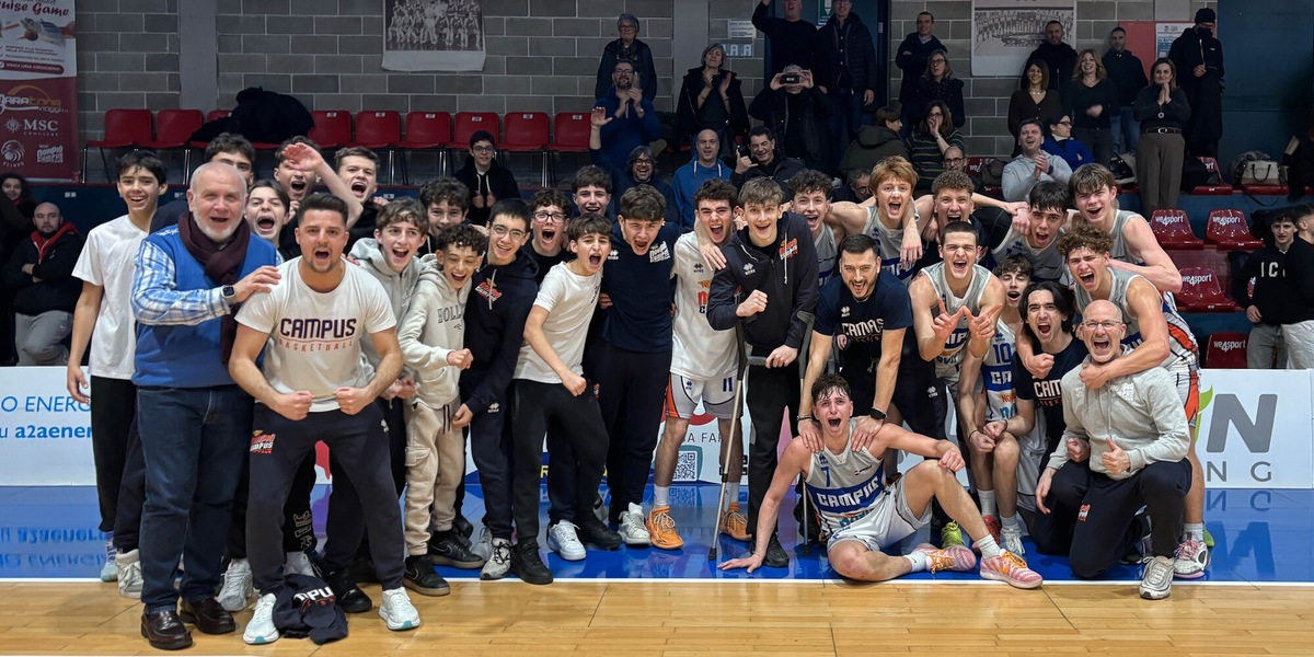 Campus Piemonte: Under 17 Eccellenza da sogno, incredibile rimonta in Gara 2 e vola agli Interregionali!