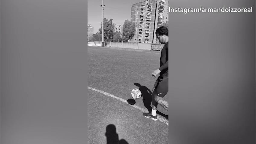 Avellino, Izzo torna a palleggiare in campo