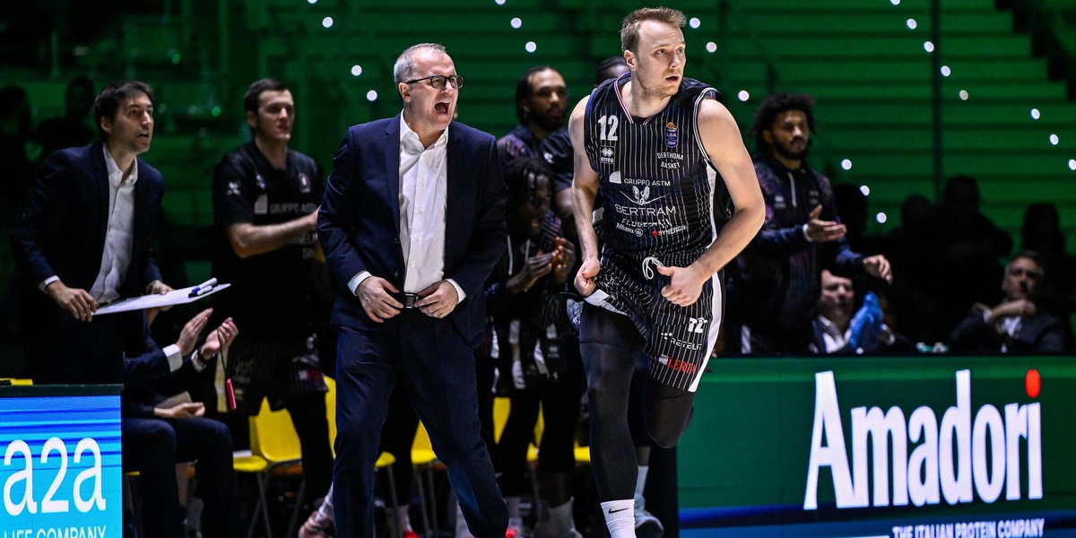 La Bertram Derthona batte Venezia in rimontae stacca il pass per la semifinale di Coppa Italia