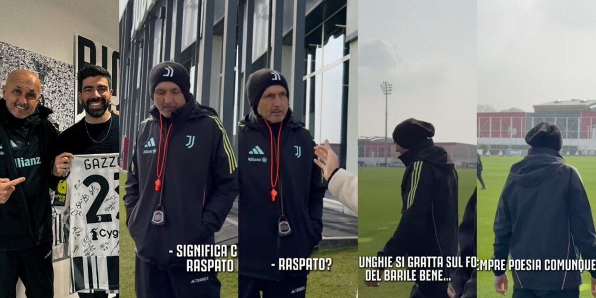 Gazzoli ospite in casa Juve. E con Spalletti è subito tormentone: "Hai raspato bene"