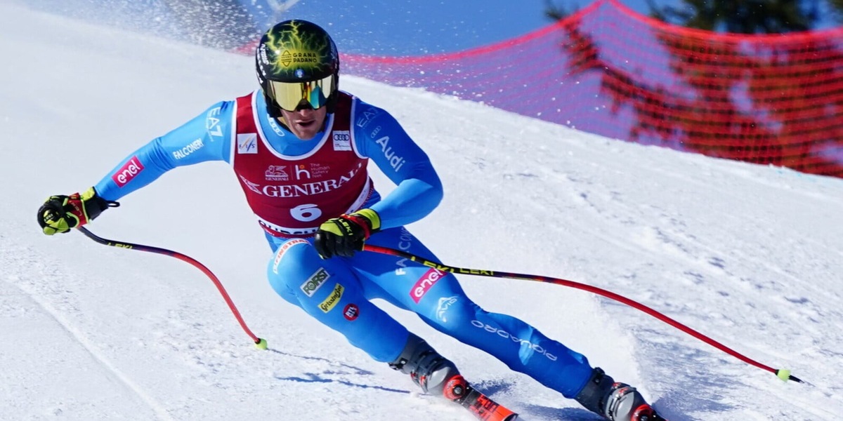 Franzoni 2° nella discesa libera di Courchevel. Odermatt ancora campione del mondo