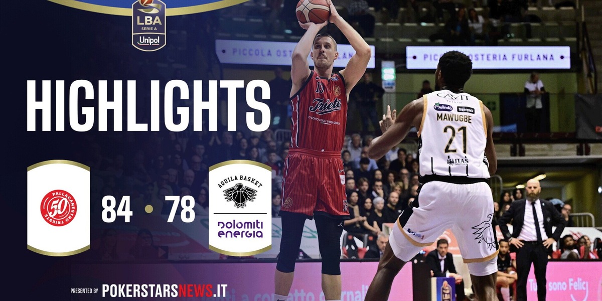 Pallacanestro Trieste - Dolomiti Energia Trentino | PokerstarsNews Highlights Serie A Unipol 2025/2026