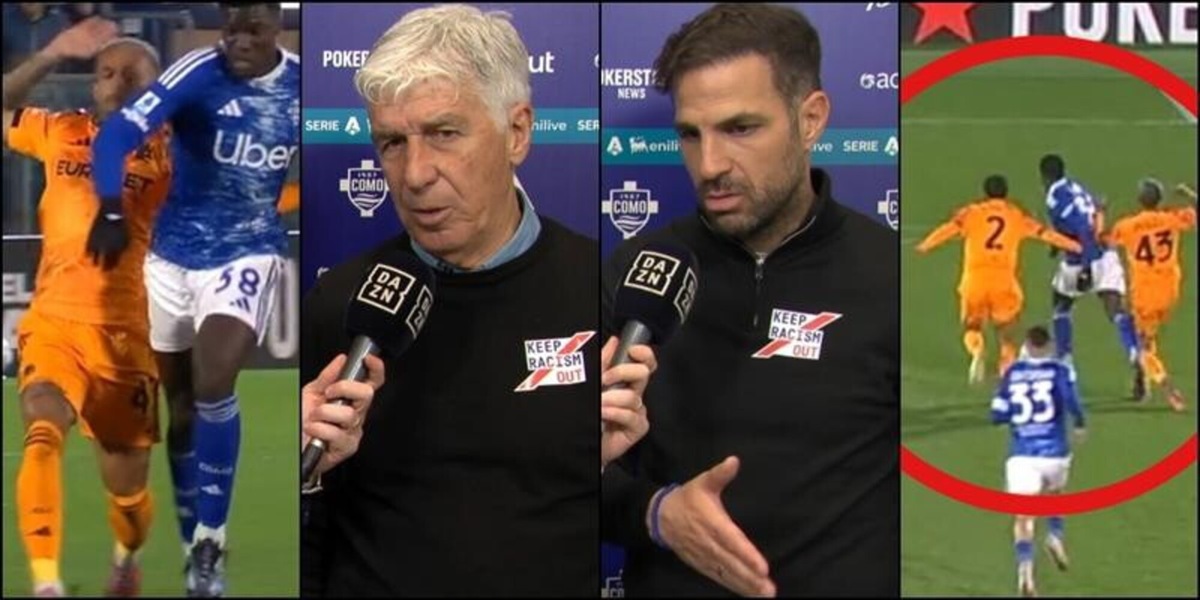 "Inutile commentare simulazioni", "La mano la devi dare": Gasperini-Fabregas, nervi tesi