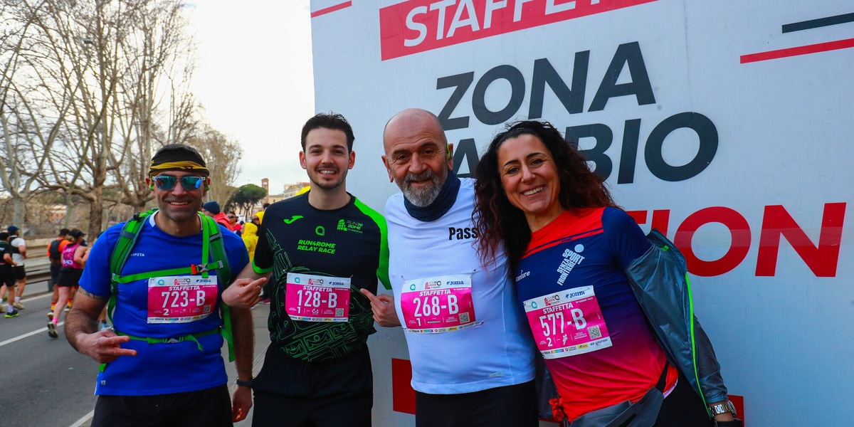 Maratona di Roma, punti cambio staffetta Acea Run4Rome