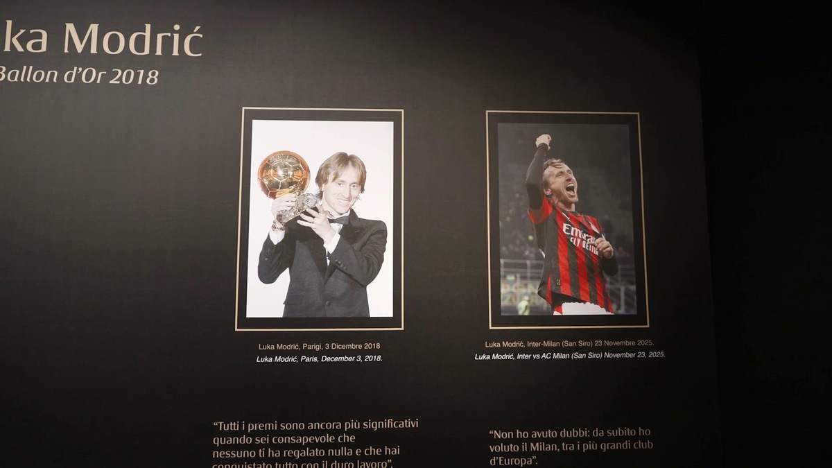 Pallone d'Oro di Modric a Casa Milan: "Un piccolo gesto per ricambiare l'affetto dei tifosi"