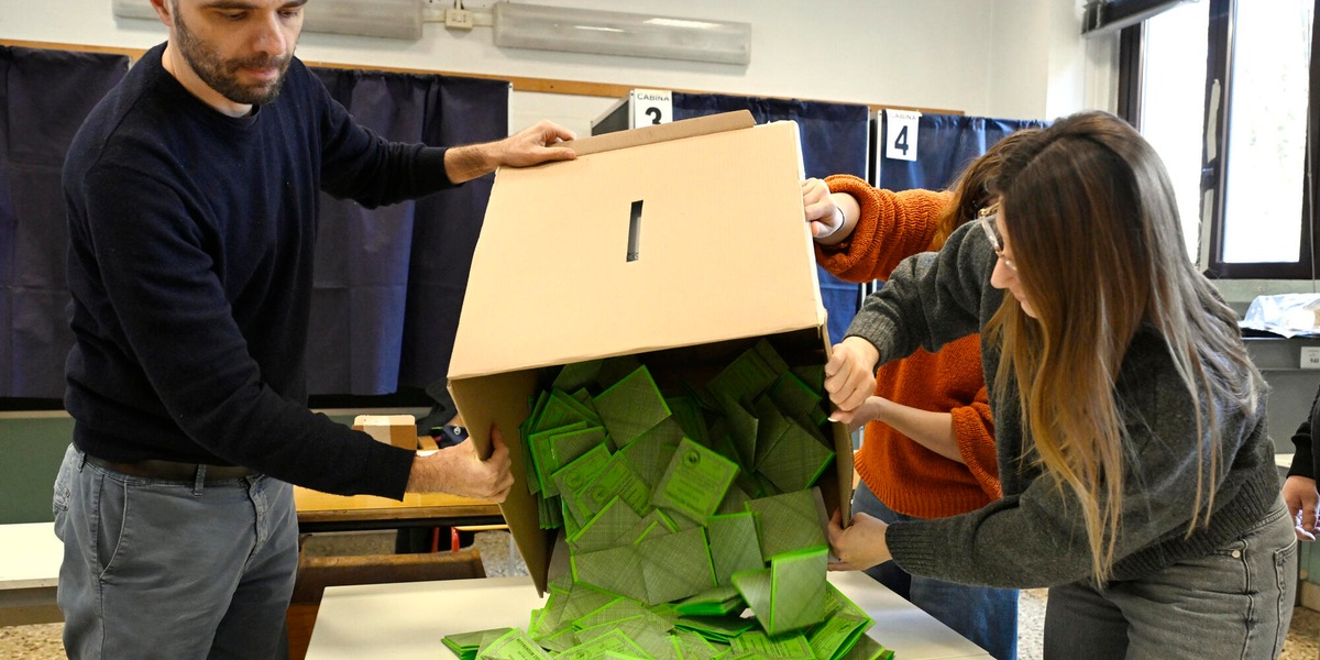 Referendum, a un terzo delle sezioni scrutinate il NO in testa con il 54,42%
