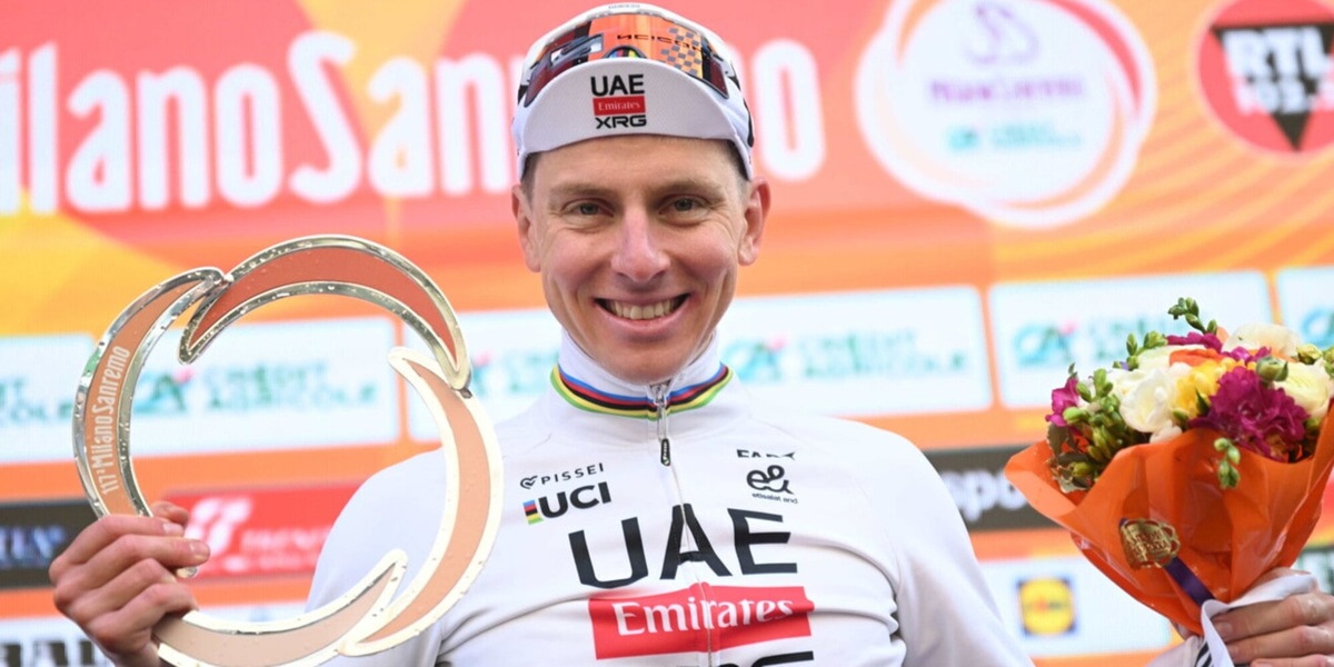 Pogacar, il pazzesco retroscena che dice tutto: “Ha vinto la Milano-Sanremo con la bici rotta”