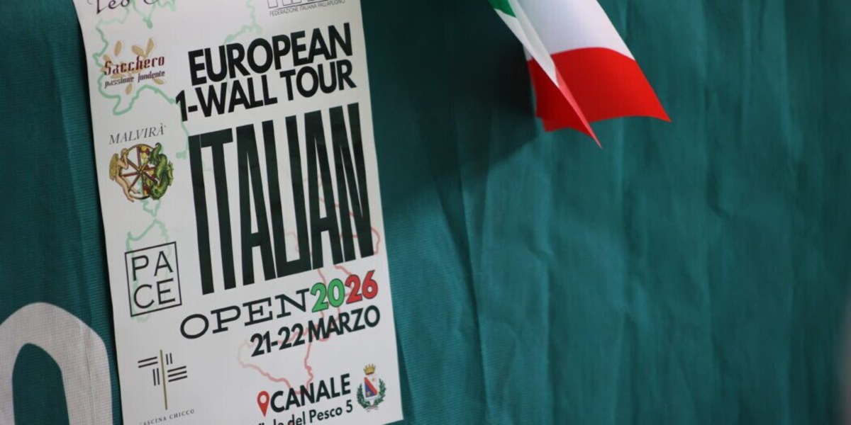 L’Italian Open di one wall parla inglese