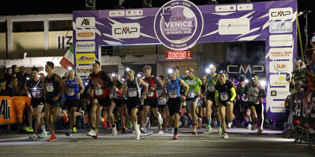 Giacomo Esposito e Diletta Moressa brillano al 10^ CMP Venice Night Trail!