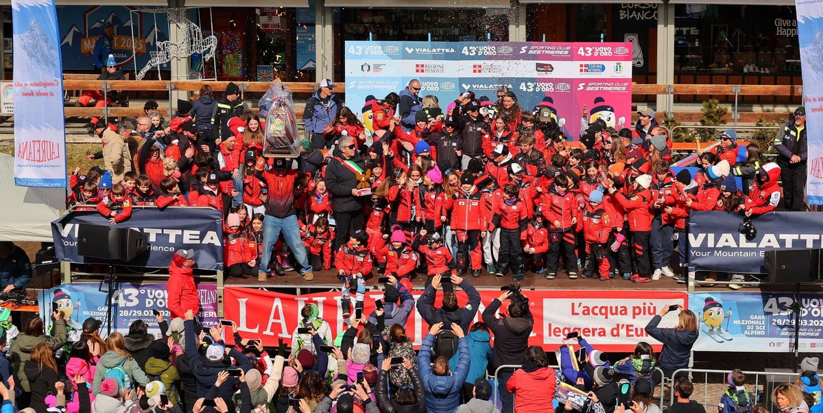 Il 43° Uovo d’Oro Lauretana allo Sci Club Sestriere