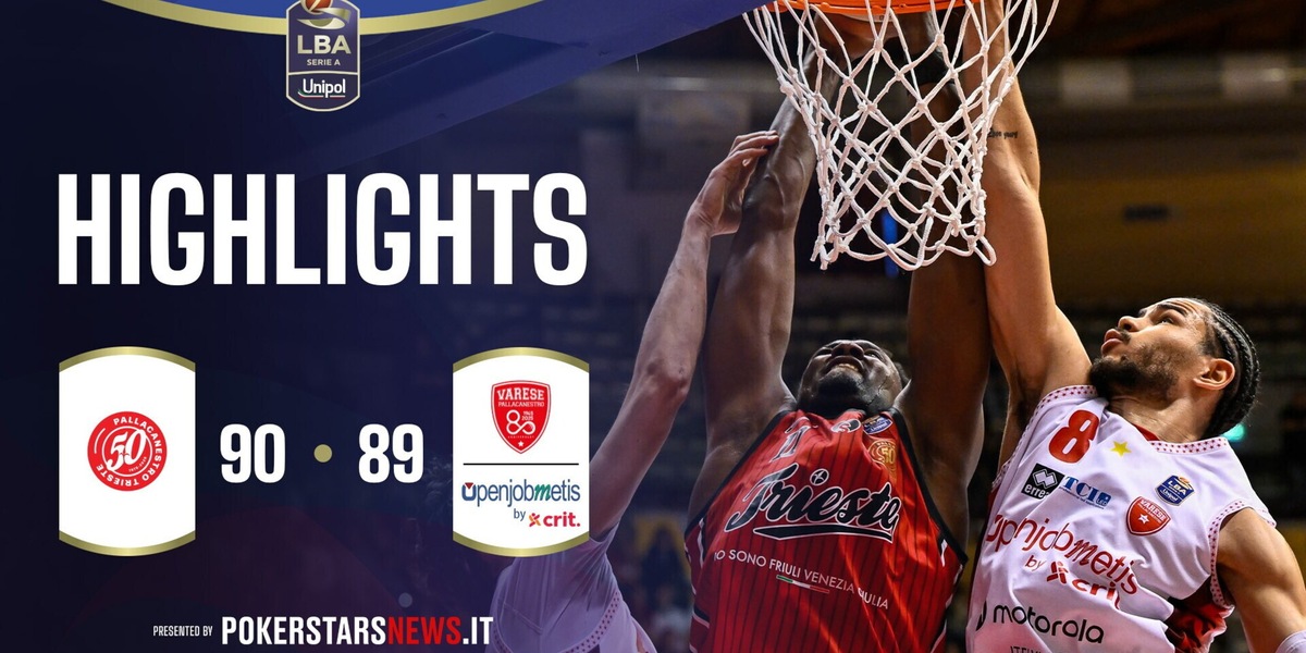 Pallacanestro Trieste - Openjobmetis Varese | PokerstarsNews Highlights Serie A Unipol 2025/2026