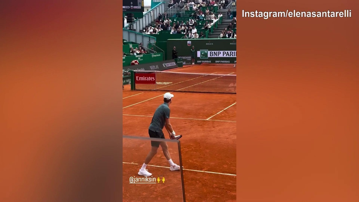 ATP Montecarlo, Elena Santarelli in tribuna per Sinner
