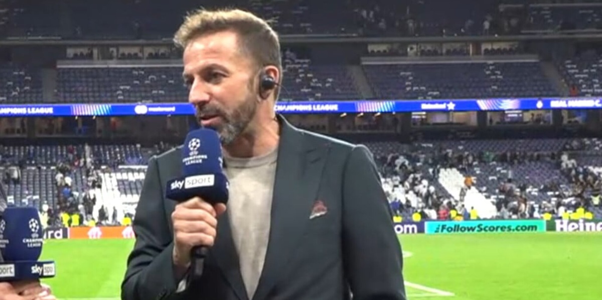 “Vado via con un sorriso triste”, Del Piero malinconico dopo la Champions. “Lui è anomalo”