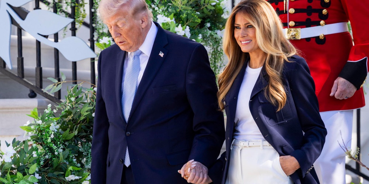 Trump e Melania alla cena dei corrispondenti della Casa Bianca