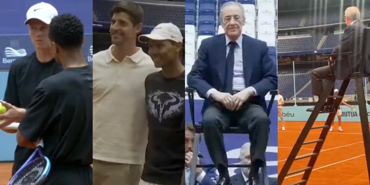 Sinner, doppio stellare a Madrid: in campo con Bellingham vs Nadal-Courtois. E Florentino giudice!