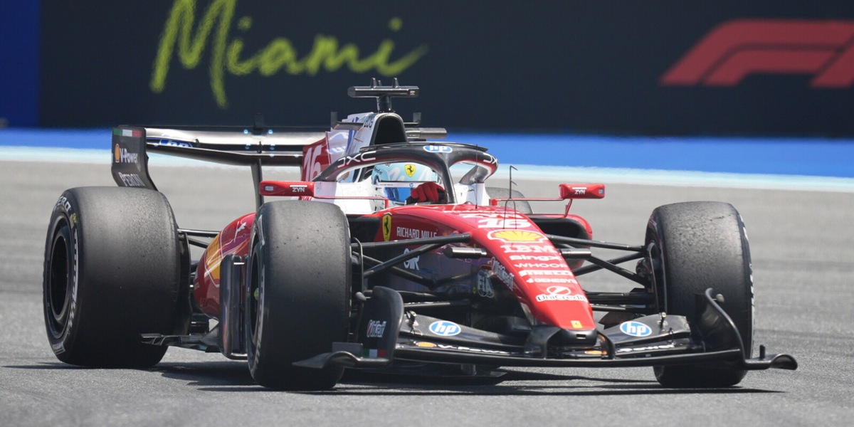 Ferrari, l'ala rotante fa sperare: a Miami Leclerc davanti a tutti nelle libere