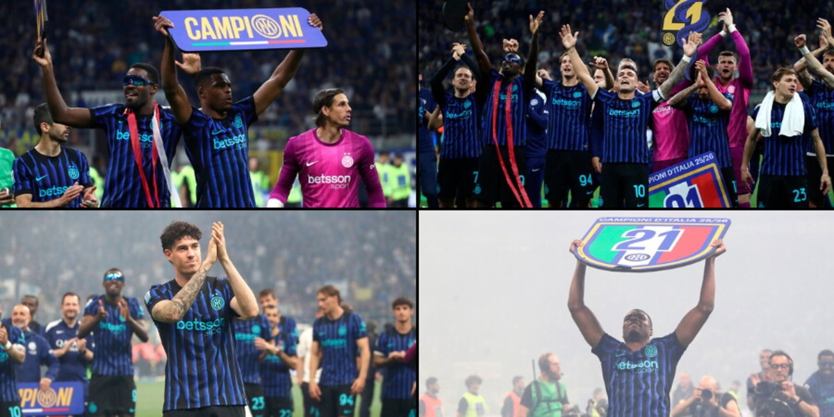 Inter, la festa Scudetto nella notte: tutta la gioia nerazzurra